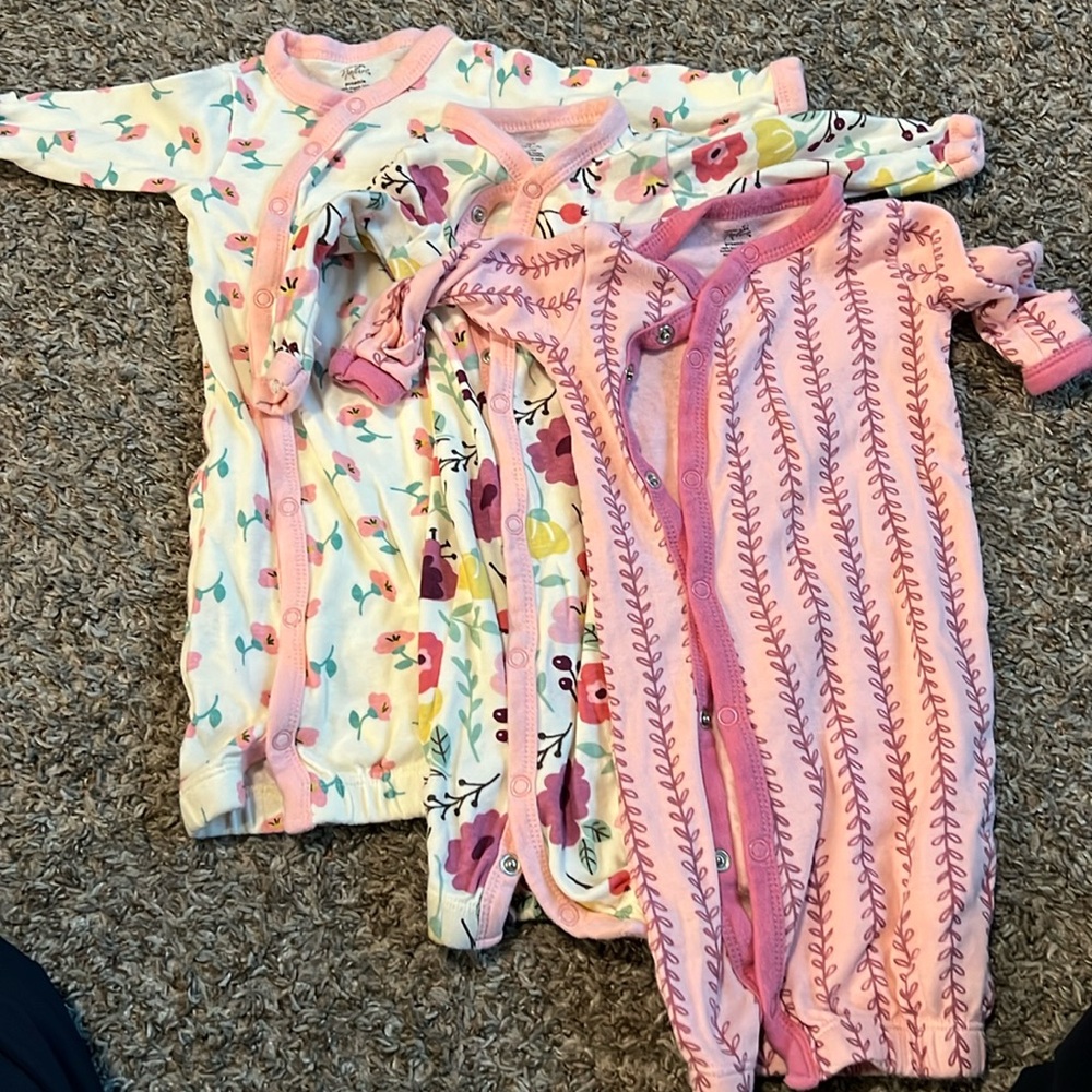 Premie Baby Girl Sleep Dress